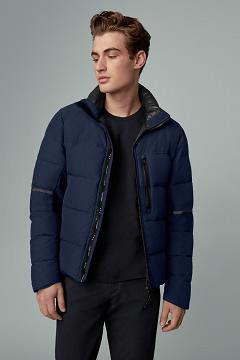 Chamarras Canada Goose Hombre Outlet - HyBridge Chaqueta De Plumas Azul Oscuro Marino NR9061253